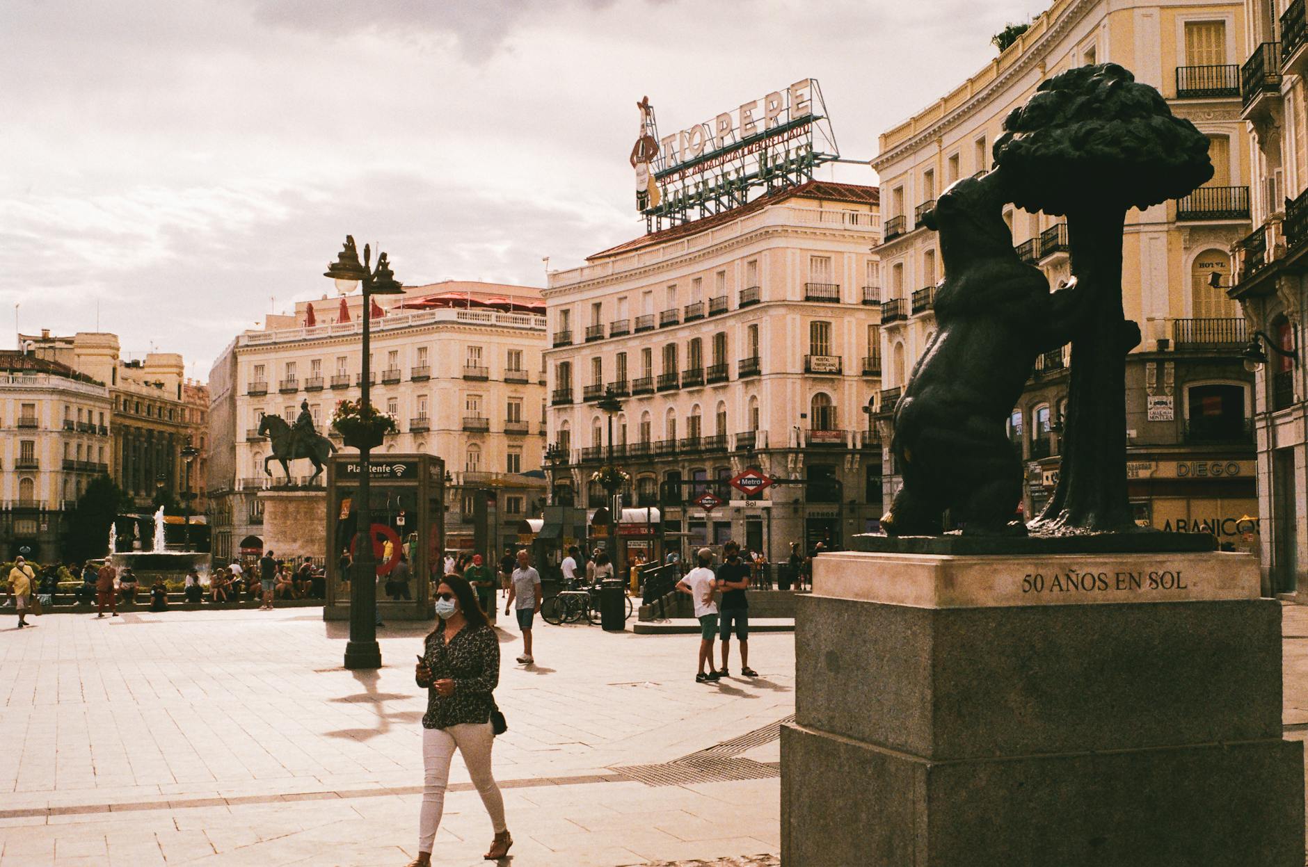 Puerta del Sol, Madrid's central hub and starting point for exploration