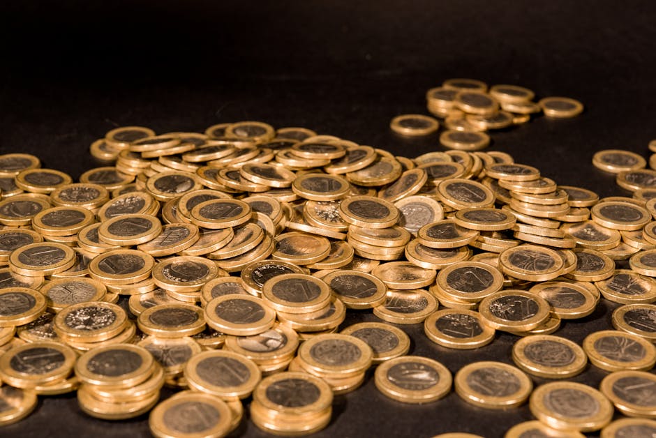 Euro coins and currency for Madrid travel budgeting