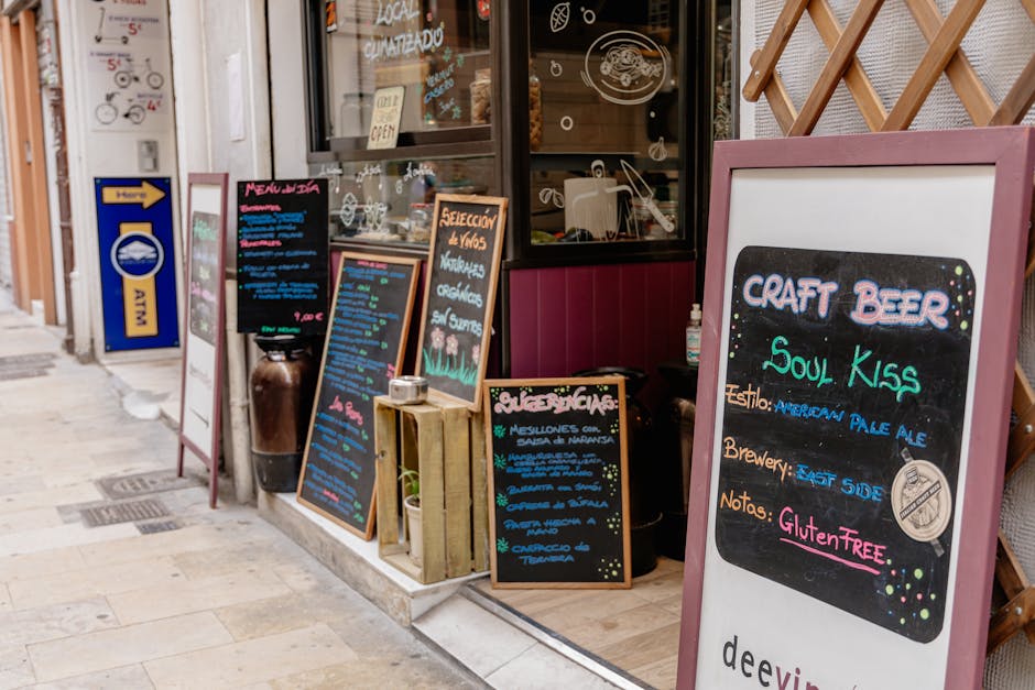 Cheap Eats Madrid Budget Food: Best Picks Under €20 (2026) 3 Chalkboard menú del día sign outside a Madrid restaurant showing €13 three-course lunch