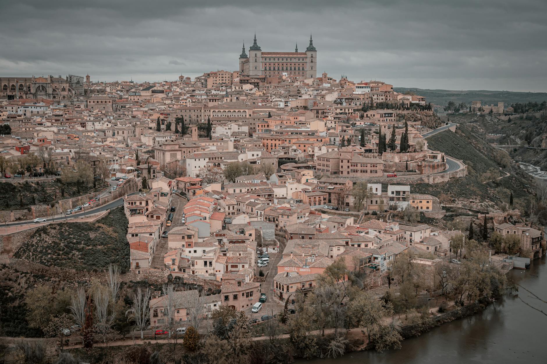 Day Trips from Madrid: Toledo, Segovia, Avila & Beyond 2 Panoramic view of Toledo Spain historic city on a hilltop above the Tagus River