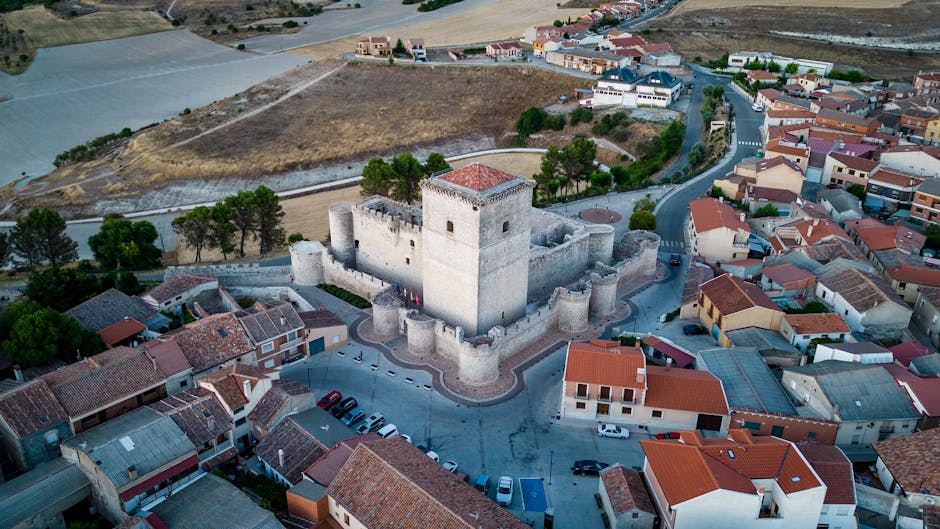 Buitrago del Lozoya day trip — medieval castle aerial view