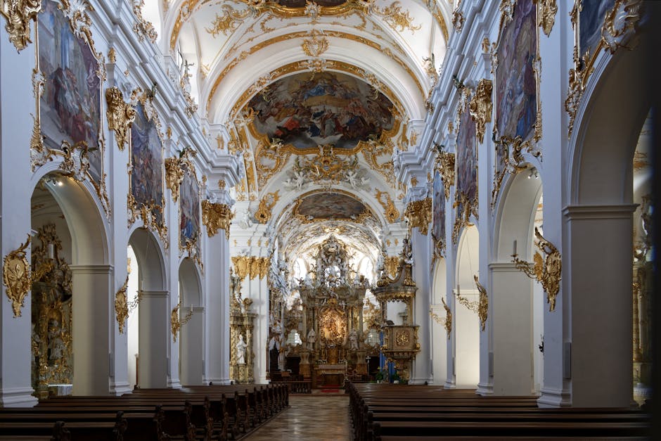 Baroque architecture Madrid church