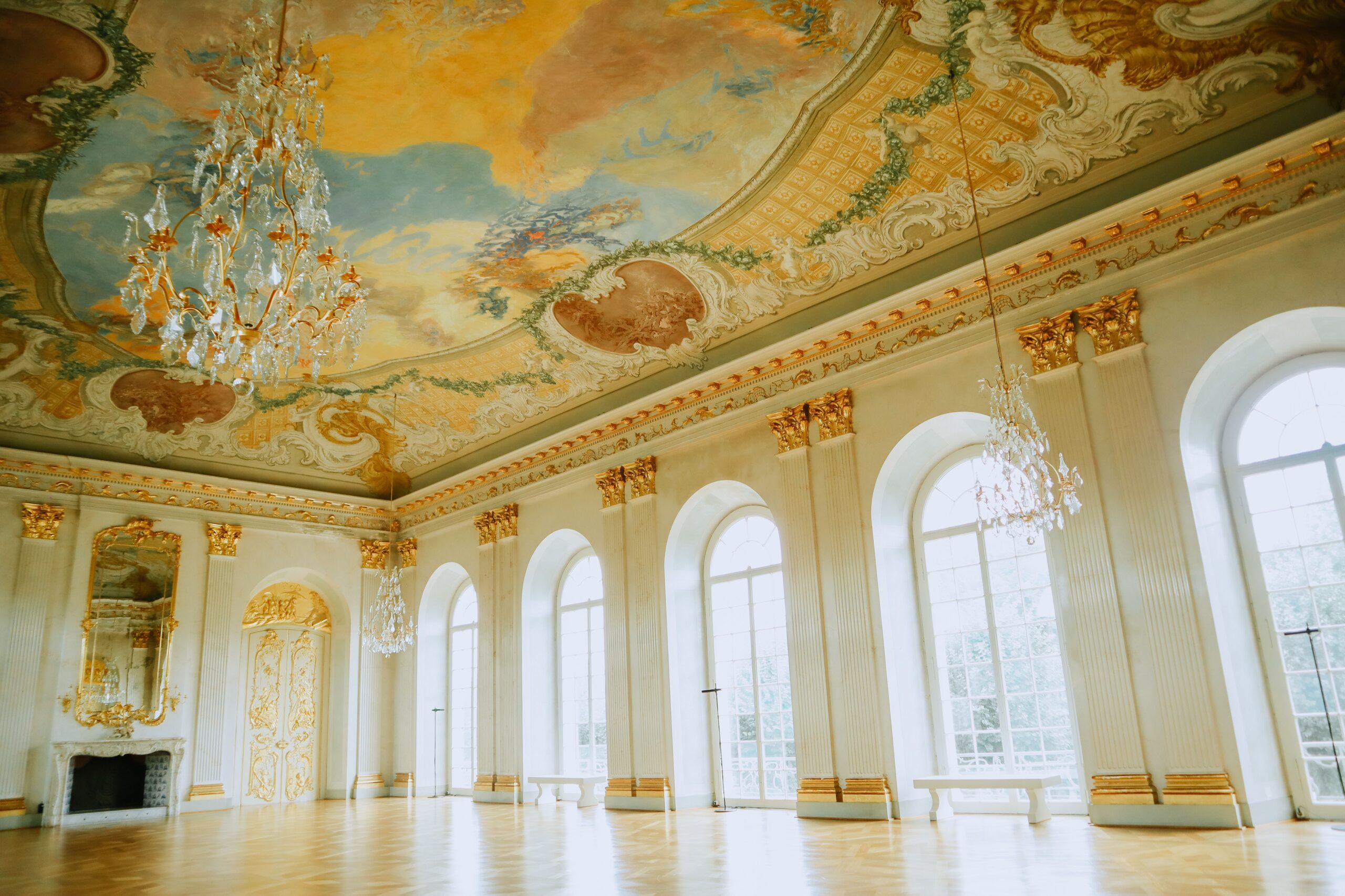 Cerralbo Museum Madrid: Best Eclectic Mansion Guide 2026 3 Ornate aristocratic ballroom interior with gilded chandelier and painted ceiling fresco, evoking the grandeur of the Cerralbo Museum Salón de Baile