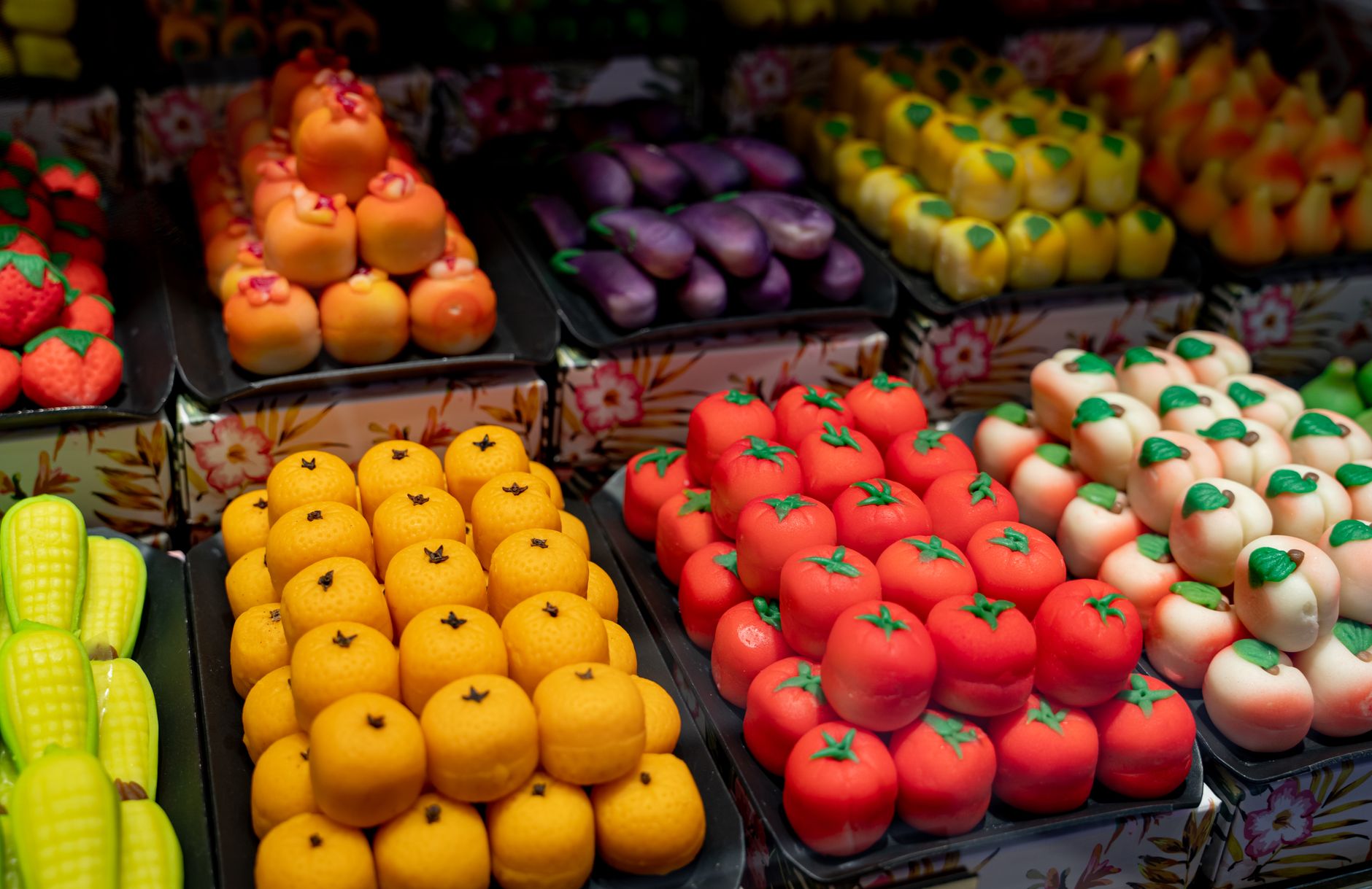 Toledo Day Trip from Madrid: Best Itinerary and Tickets 2026 5 Traditional Toledo marzipan confections wrapped in gold paper at a Toledo confectionery shop